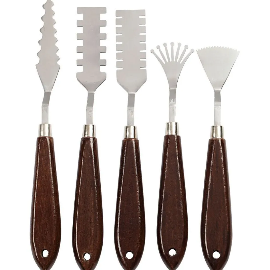 Creativ Company Patterned Pallet Set| Brushes, Spatulas And Pallets