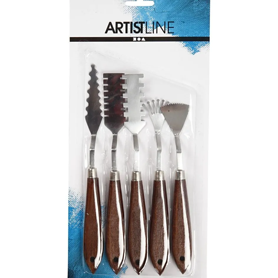 Creativ Company Patterned Pallet Set| Brushes, Spatulas And Pallets