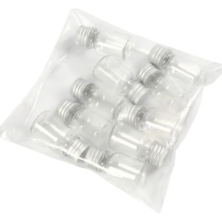 Creativ Company Plastic Jar with Screw-on Lid| Packaging And Packaging Supplies