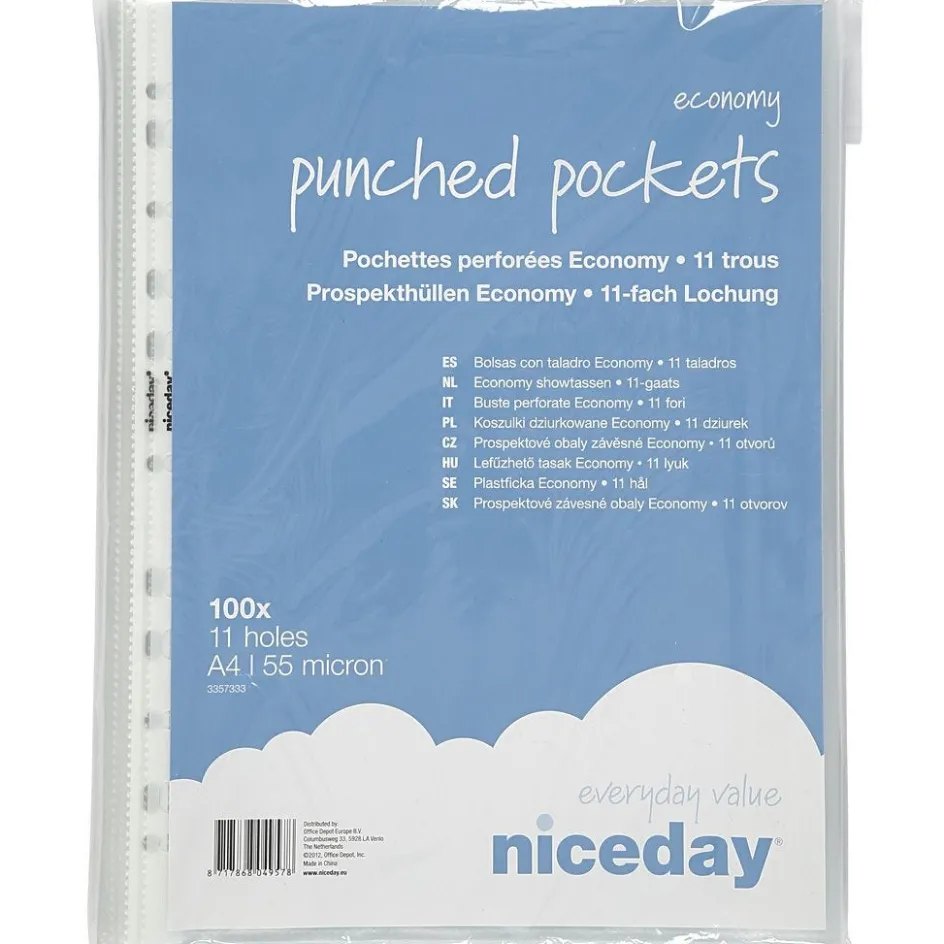 Creativ Company Plastic Pockets| Office Supplies