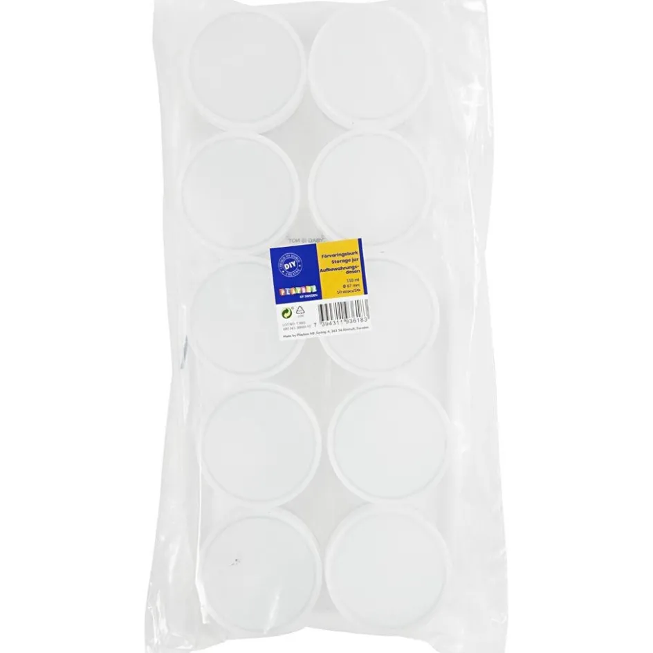 Creativ Company Plastic storage jars| Packaging And Packaging Supplies