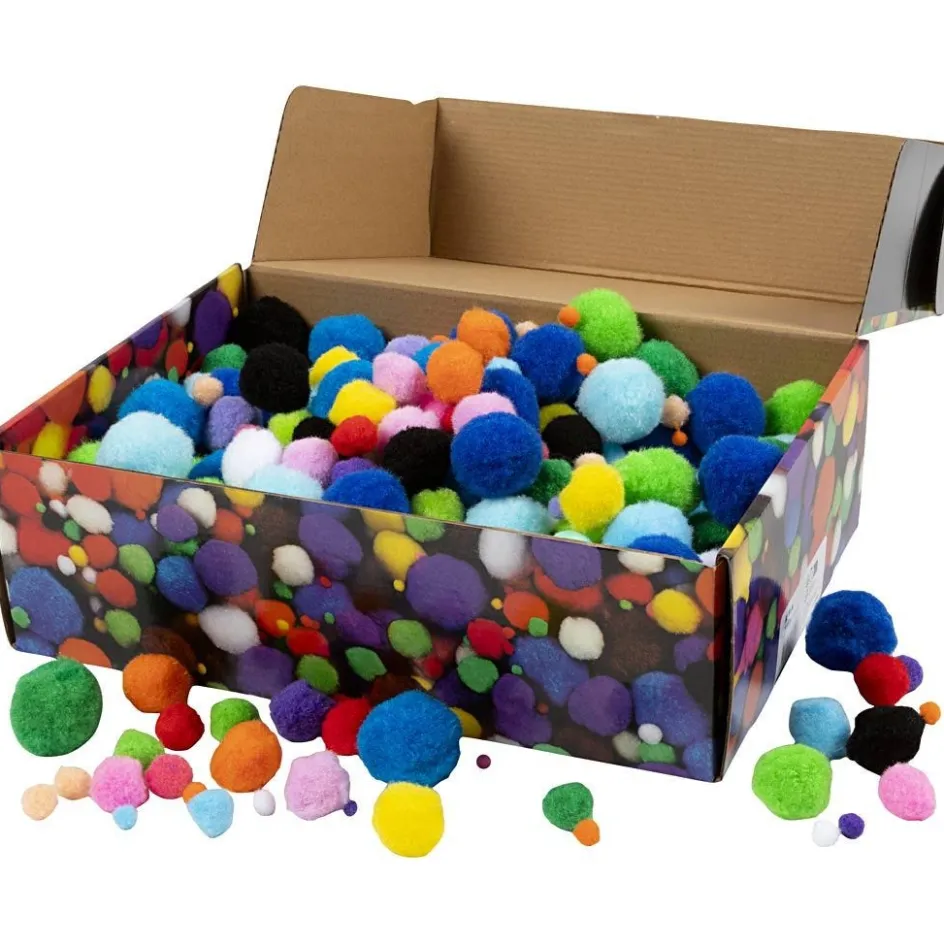 Creativ Company Pom poms| Basic Items And Tools|Feathers, Pom-Poms And Pipe Cleaners