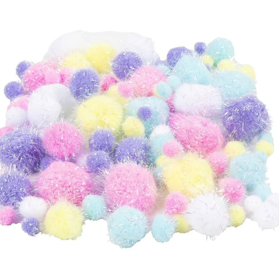 Creativ Company Pompoms| Feathers, Pom-Poms And Pipe Cleaners