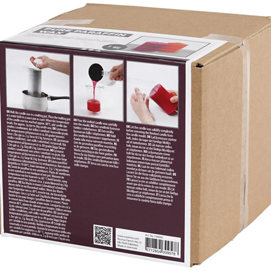 Creativ Company Pure Paraffin Wax| Candle Casting