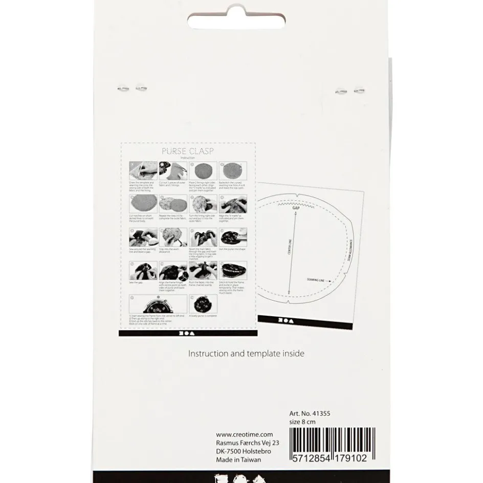 Creativ Company Purse Clasp Kit| Sewing Accessories And Tools