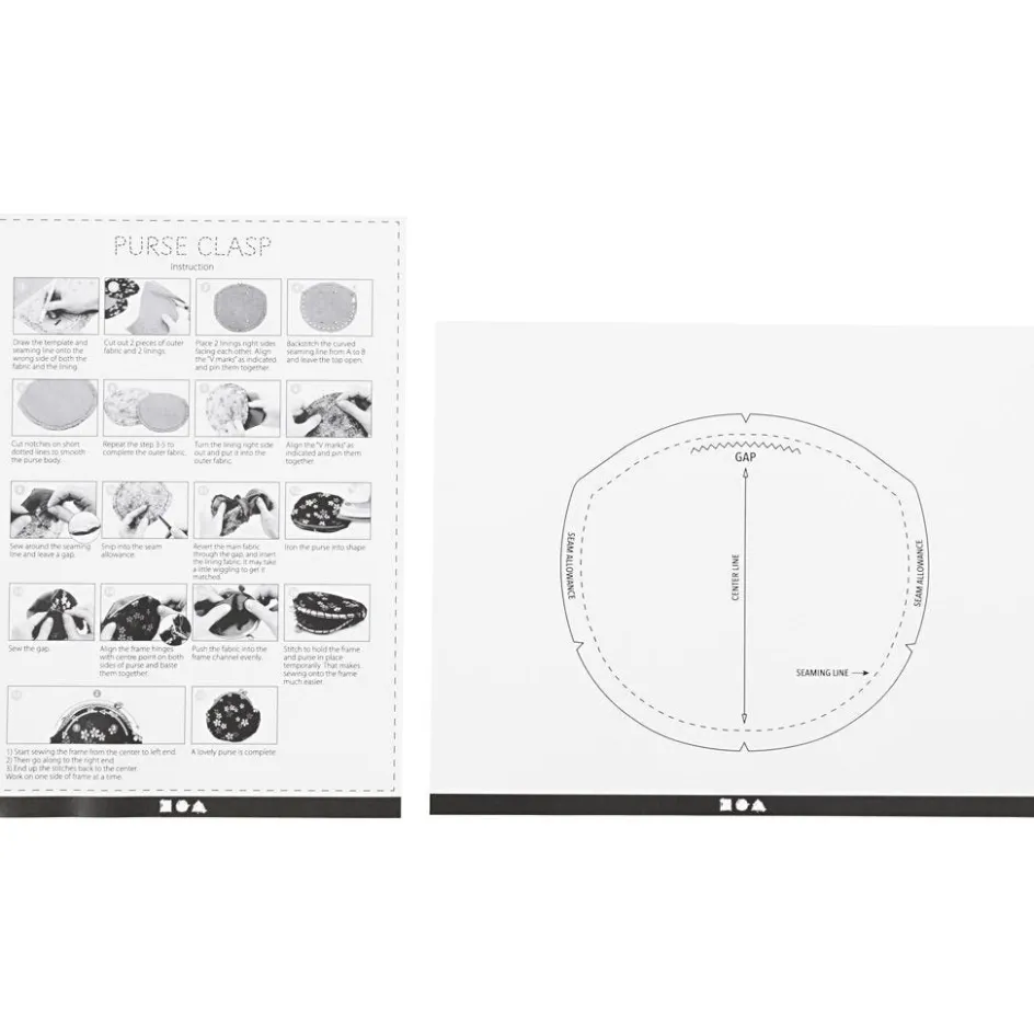 Creativ Company Purse Clasp Kit| Sewing Accessories And Tools
