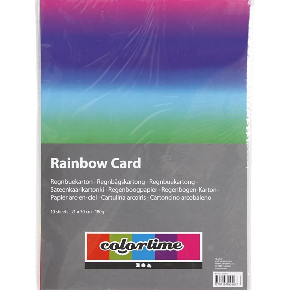 Creativ Company Rainbow Card| Paper And Card|Calendars, Notebooks And Colouring Books