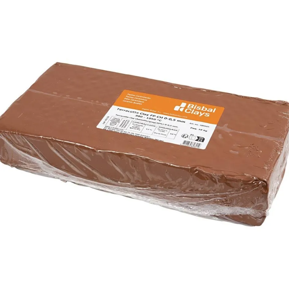 Creativ Company Red Earth Clay with Chamotte| Clay For A Kiln