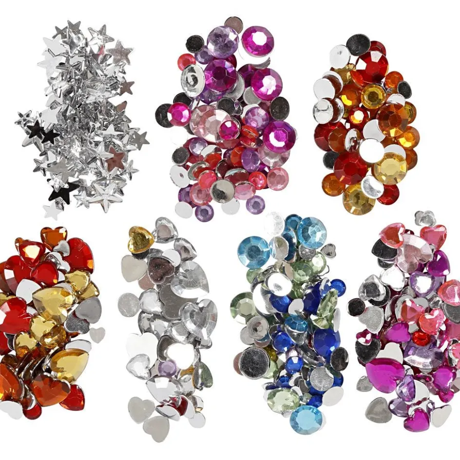 Creativ Company Rhinestones in Display Box| Glitter, Foil And Seals
