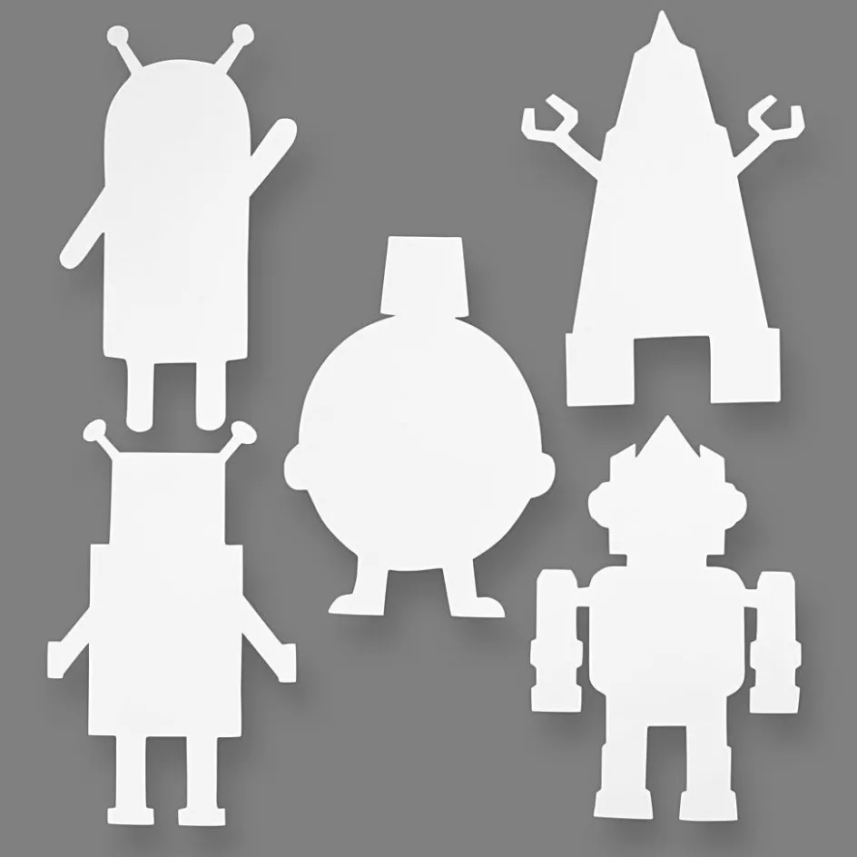 Creativ Company Robots| Paper Decorations And Paper Figures