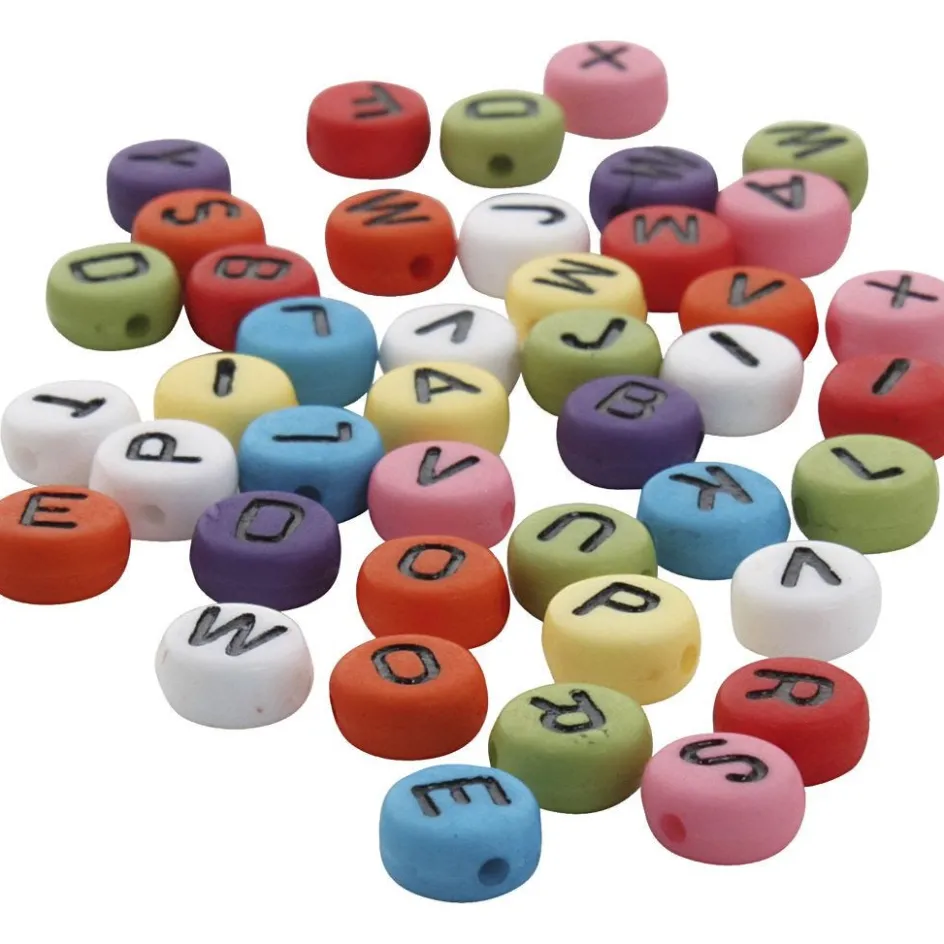 Creativ Company Round letter beads| Beads