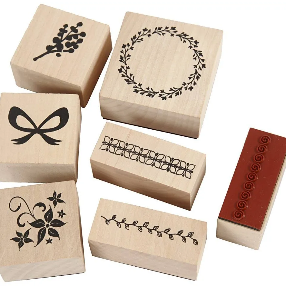 Creativ Company Rubber stamps set| Stencils And Stamps