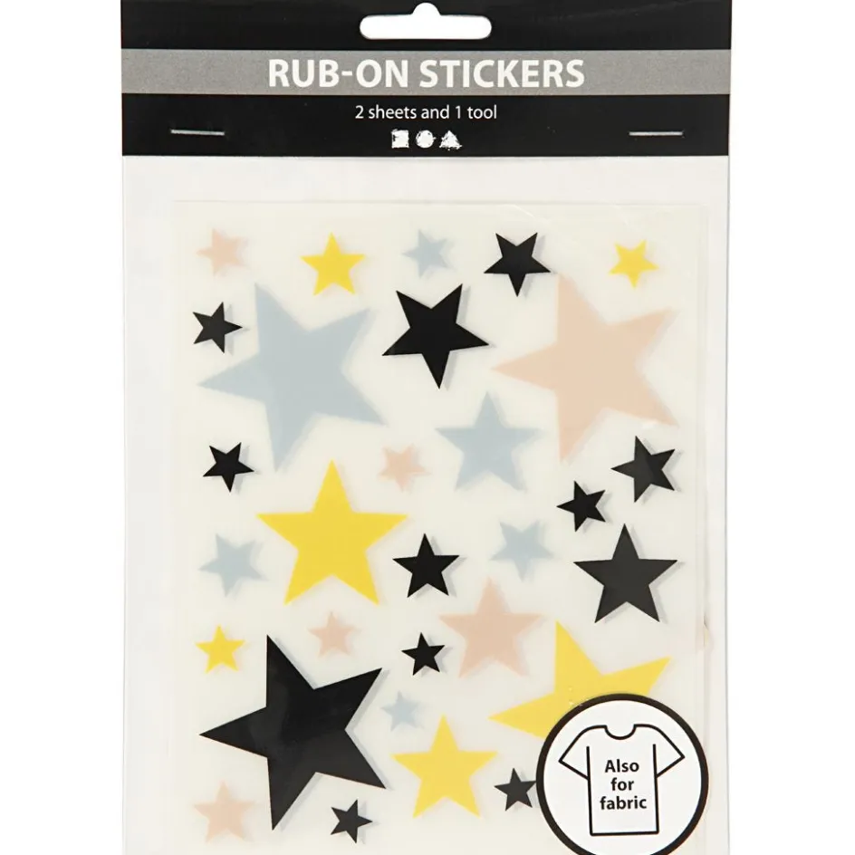 Creativ Company Rub-on Stickers| Textile Decoration