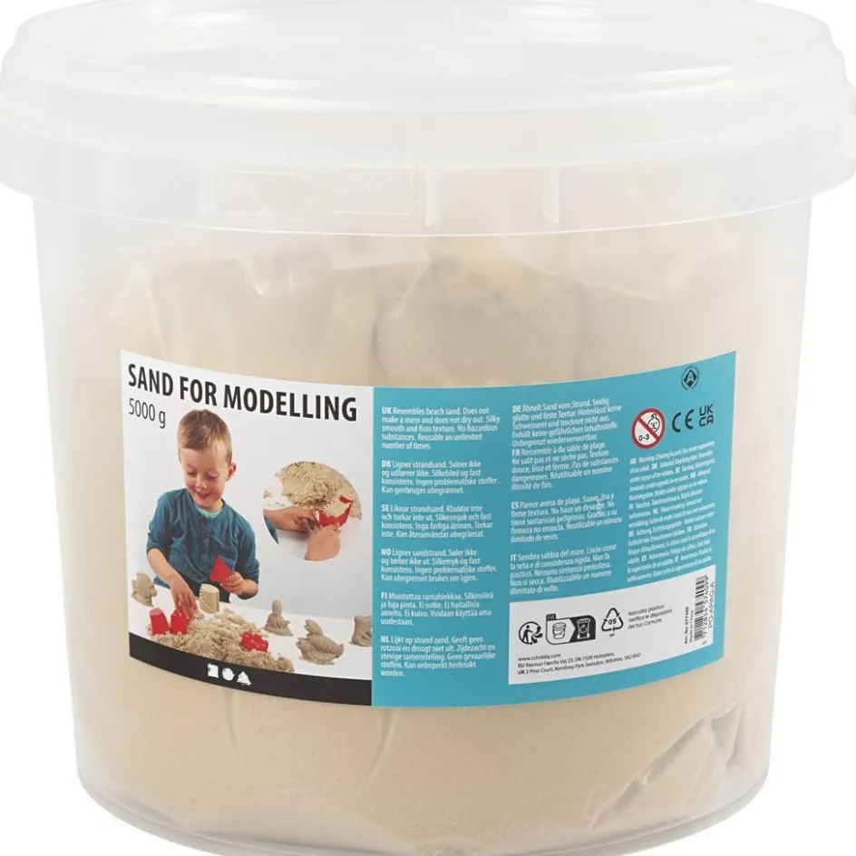 Creativ Company Sand for modelling| Non-Hardening Modelling Clay