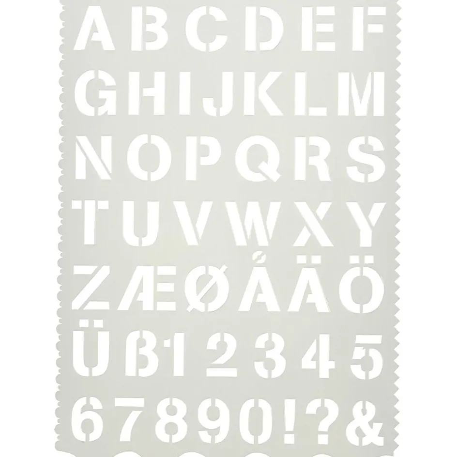 Creativ Company Shape Template| Stencils And Stamps