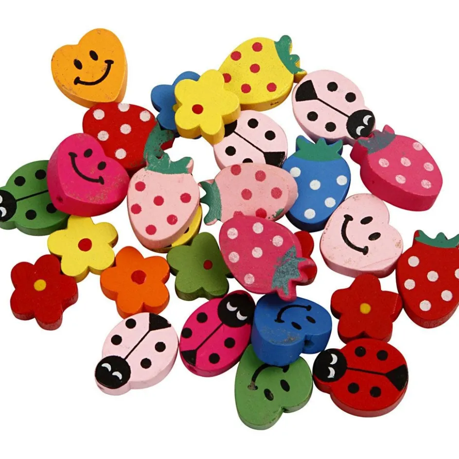 Creativ Company Shaped Wooden Beads| Beads
