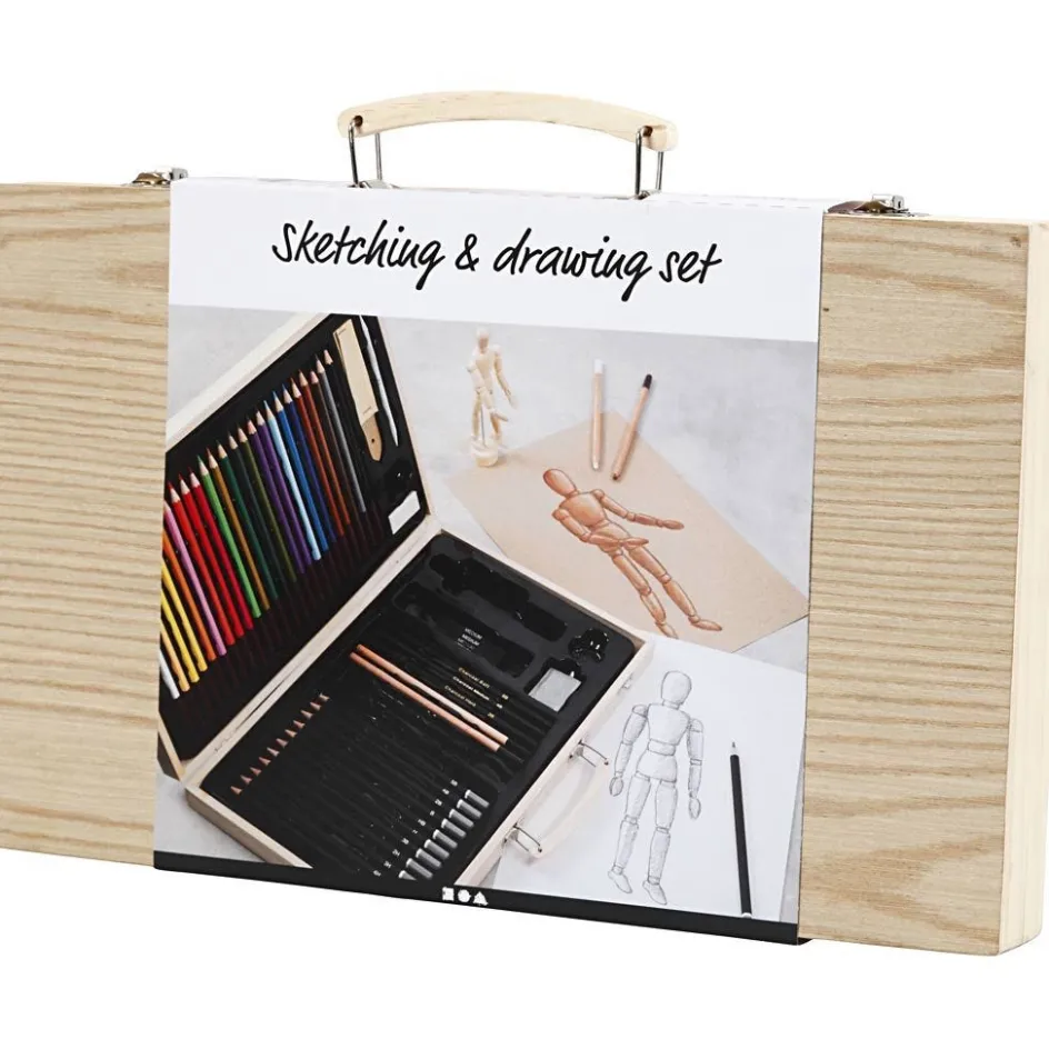 Creativ Company Sketch and drawing set| Pencils And Chalks