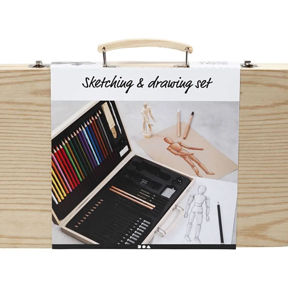 Creativ Company Sketch and drawing set| Pencils And Chalks