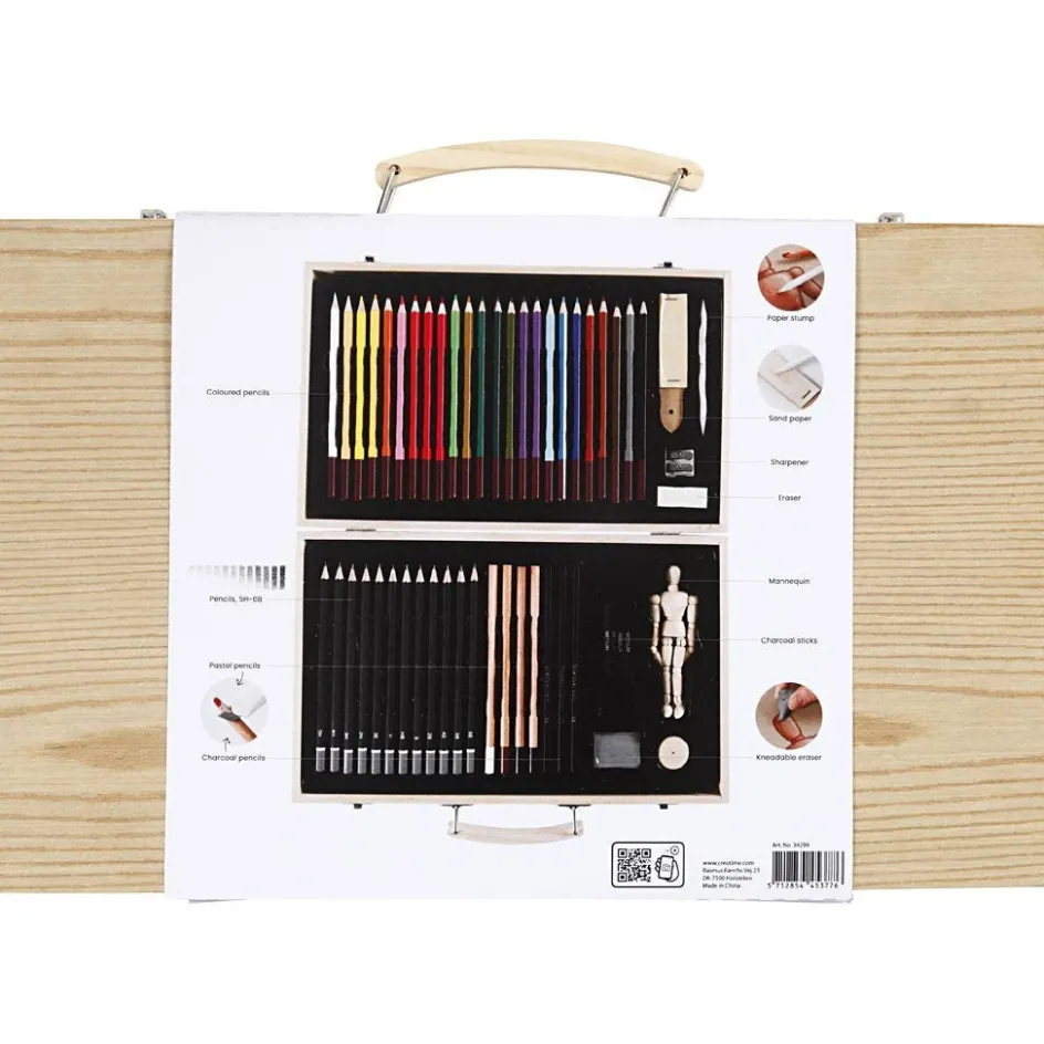 Creativ Company Sketch and drawing set| Pencils And Chalks