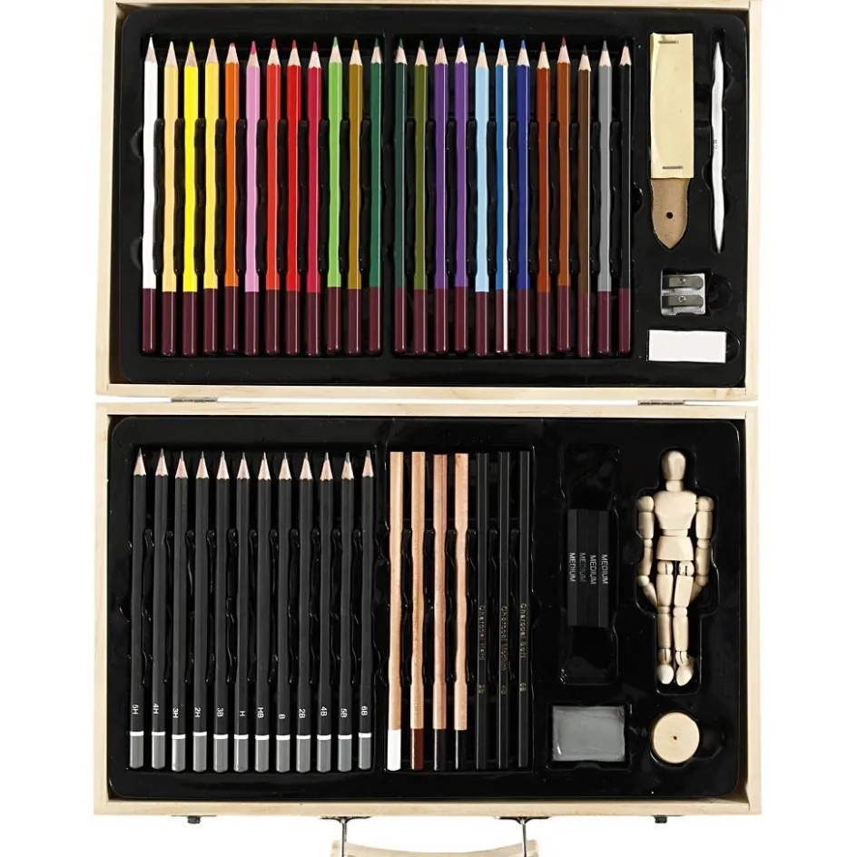 Creativ Company Sketch and drawing set| Pencils And Chalks