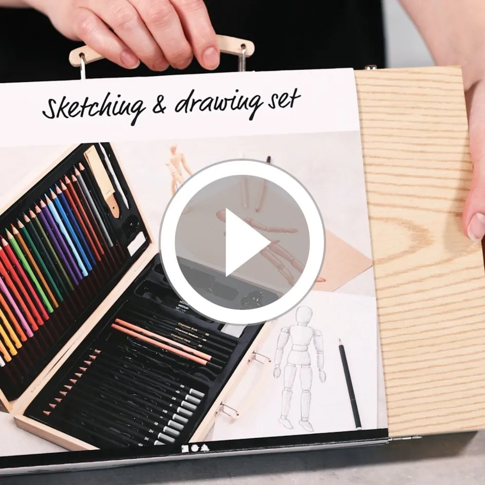 Creativ Company Sketch and drawing set| Pencils And Chalks