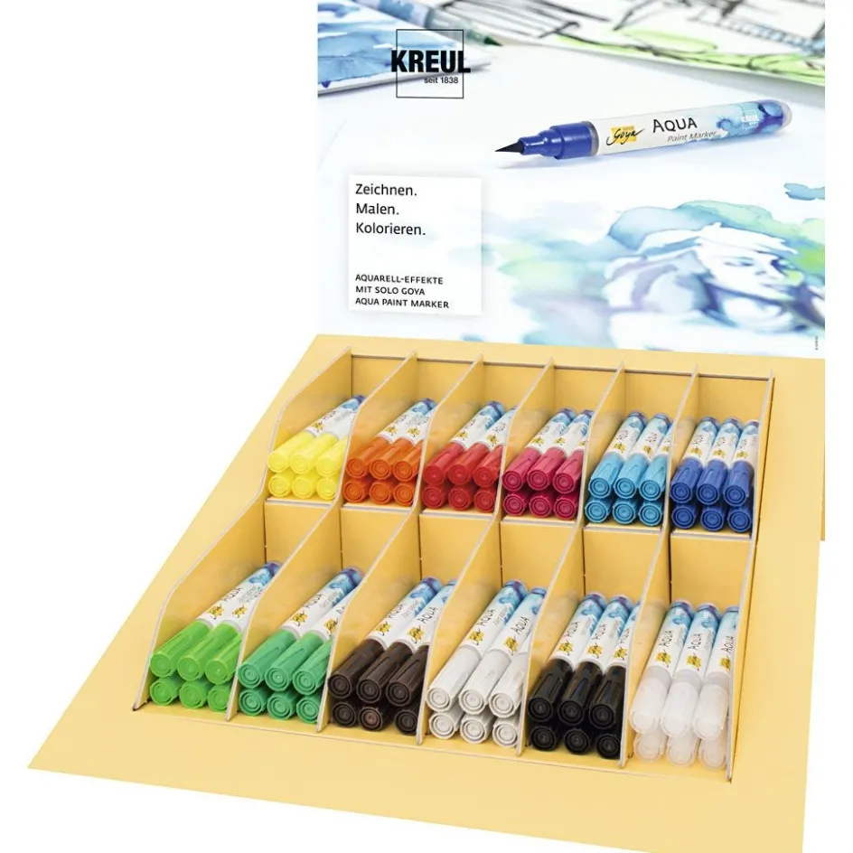 Creativ Company SOLO GOYA Aqua Paint Marker| Watercolour Paints