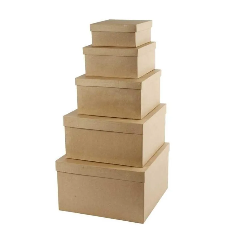 Creativ Company Square Hat Boxes| Boxes And Storage