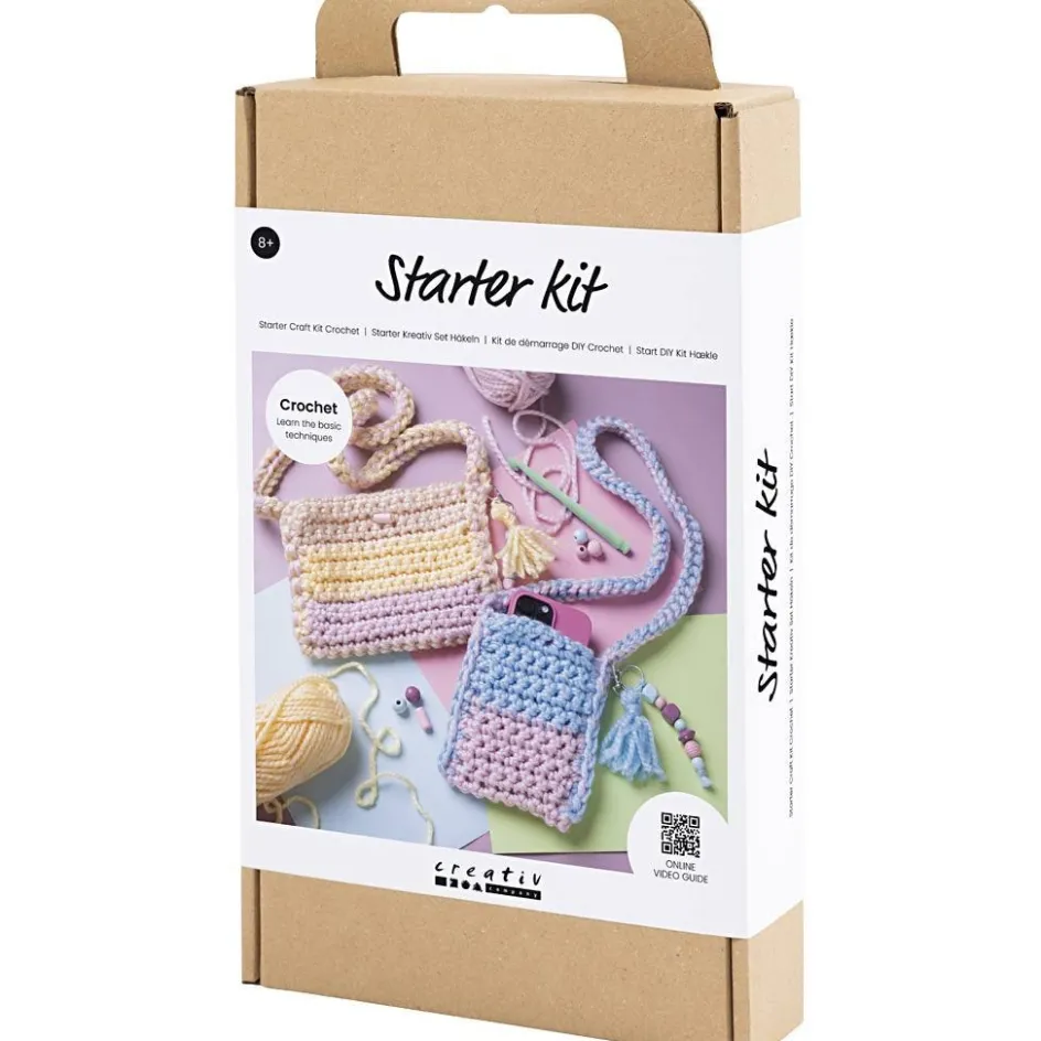Creativ Company Starter Craft Kit Crochet| Yarn|Diy-Kits, Textiles And Yarn