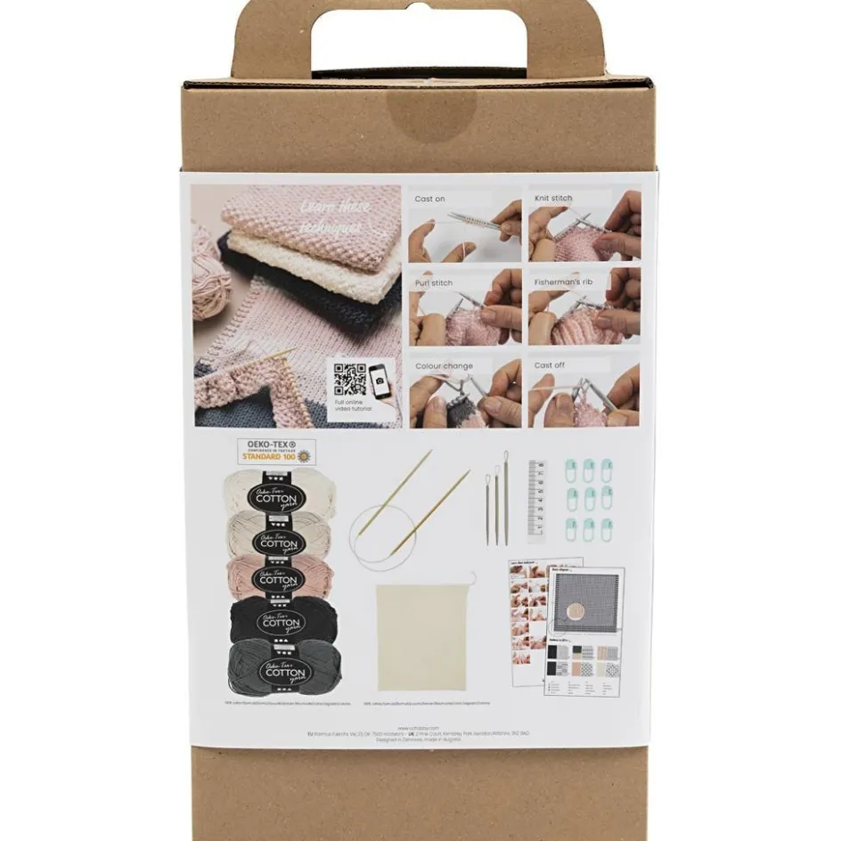 Creativ Company Starter Craft Kit Knitting| Yarn|Diy-Kits, Textiles And Yarn