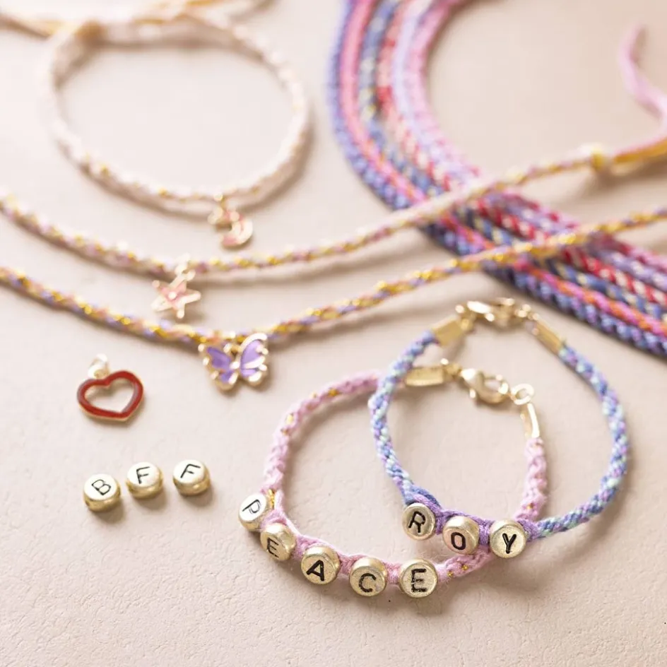 Creativ Company Starter Craft Kit Kumihimo| Chains, Cords, String And Wire|Diy-Kits, Beads And Jewellery Making