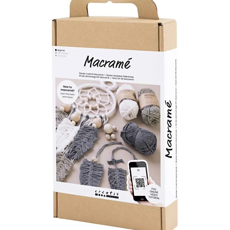 Creativ Company Starter Craft Kit Macramé| Macramé|Diy-Kits, Textiles And Yarn
