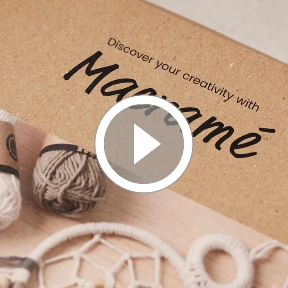 Creativ Company Starter Craft Kit Macramé| Macramé|Diy-Kits, Textiles And Yarn
