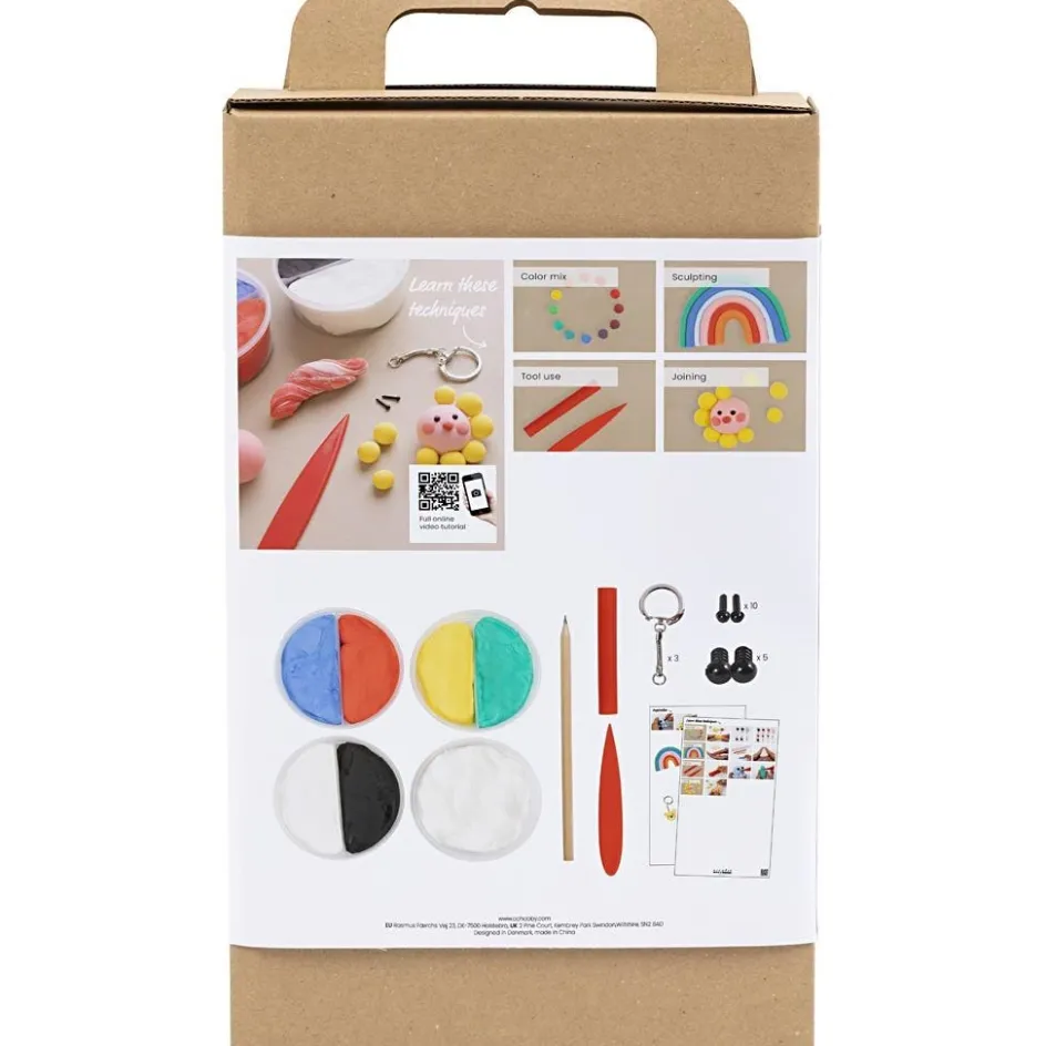 Creativ Company Starter Craft Kit Modelling| Air Drying Clay And Modelling Compounds|Diy-Kits, Modelling And Casting
