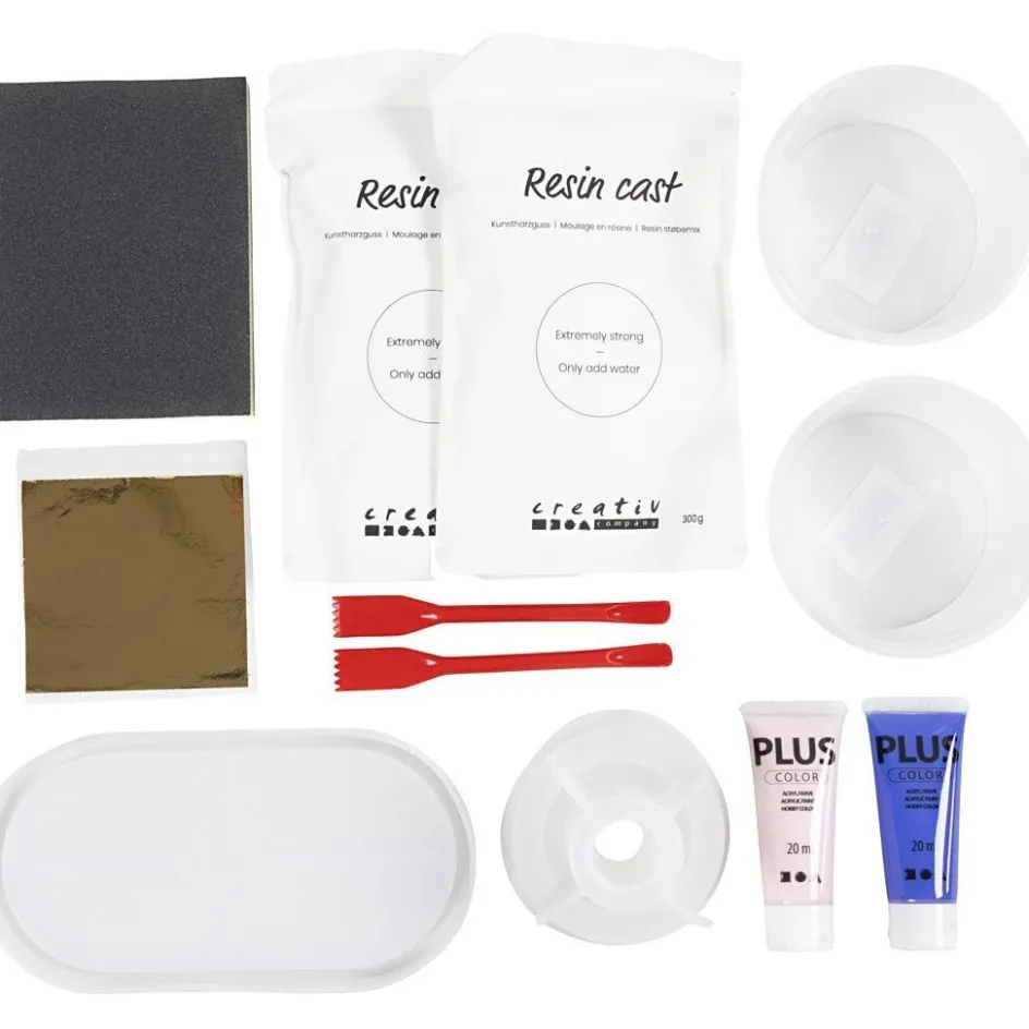 Creativ Company Starter Craft Kit Resin Casting| Resin Cast|Moulds