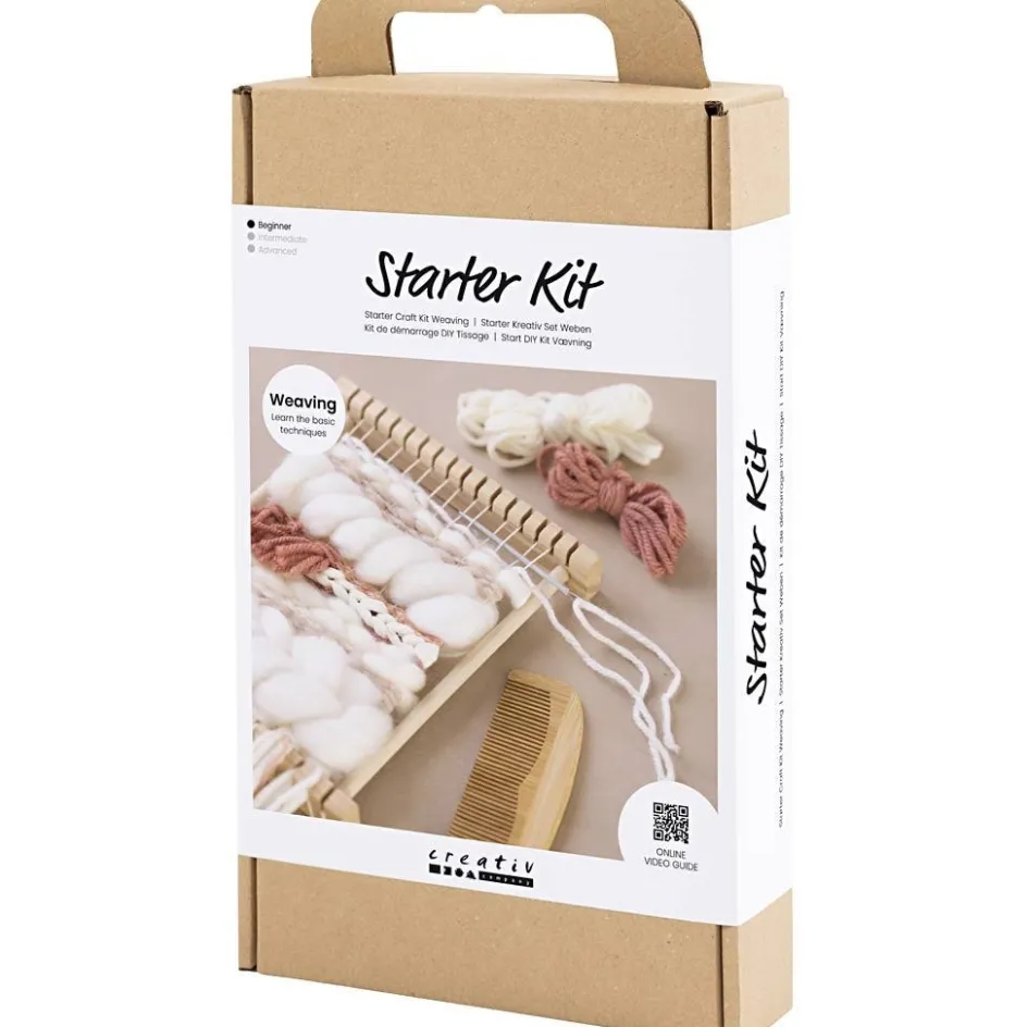 Creativ Company Starter Craft Kit Weaving| Weaving, Rug Making And Pom Poms|Diy-Kits, Textiles And Yarn