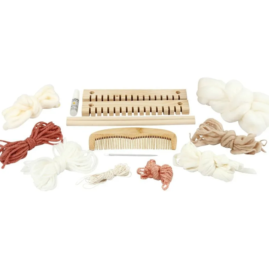 Creativ Company Starter Craft Kit Weaving| Weaving, Rug Making And Pom Poms|Diy-Kits, Textiles And Yarn