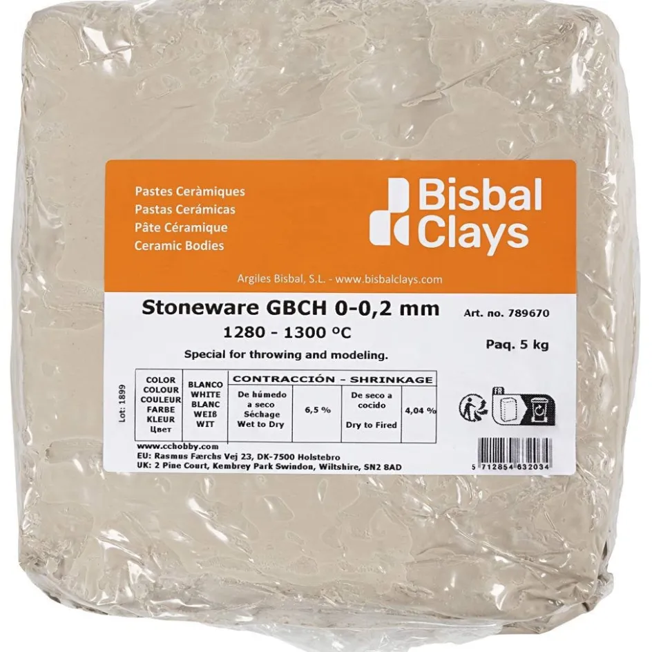 Creativ Company Stoneware clay| Clay For A Kiln