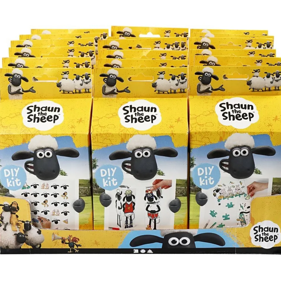 Shaun the Sheep Table display with material kits| Paper Decorations And Paper Figures|Paper And Card