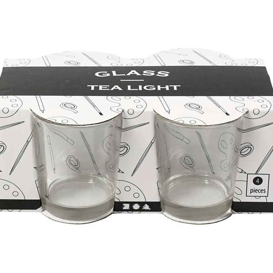 Creativ Company Tealight Holder in Glass| Home Furnishings