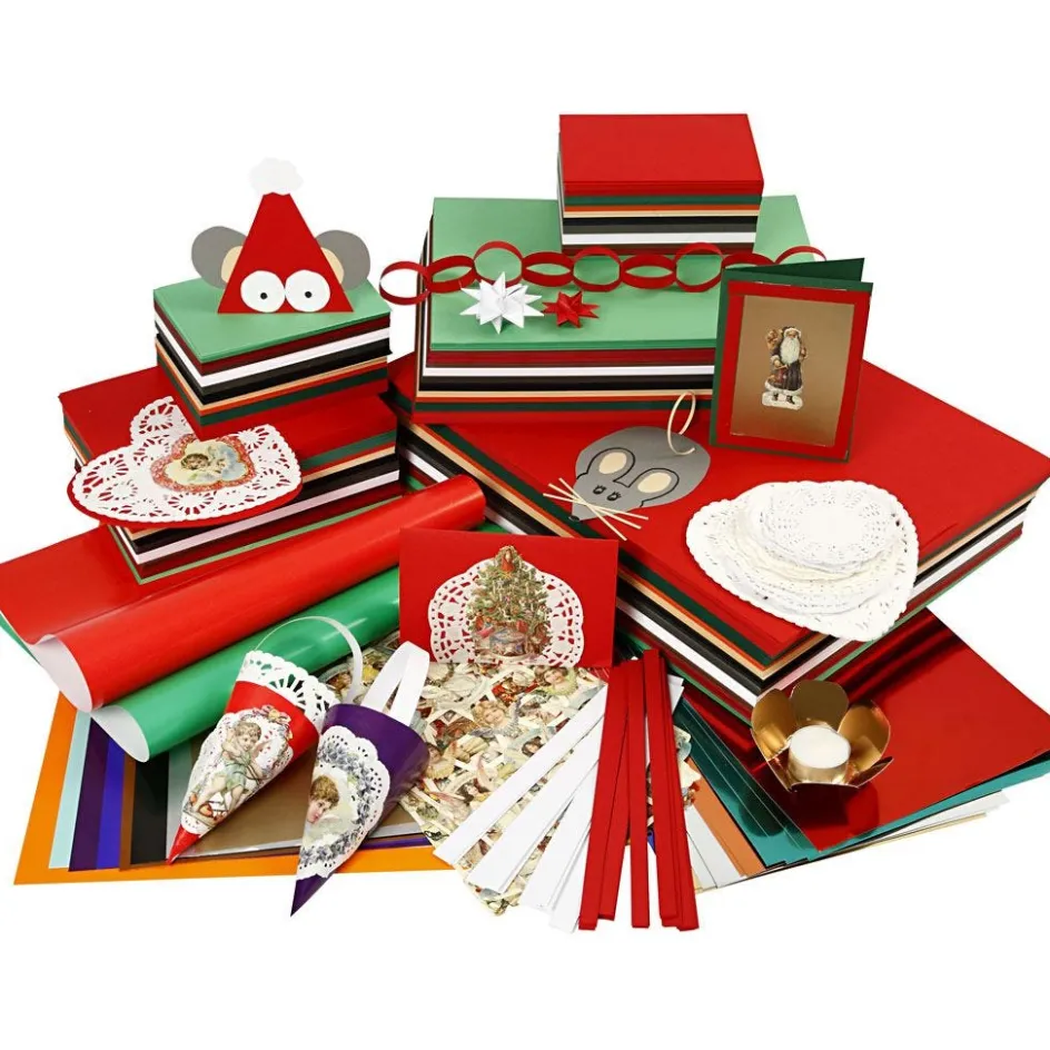 Creativ Company The Traditional Christmas Bargain| Creative Classroom Sets|Paper And Card