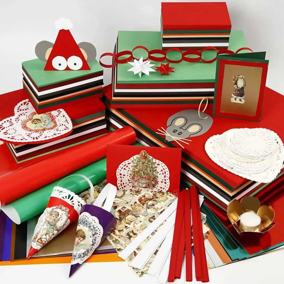 Creativ Company The Traditional Christmas Bargain| Creative Classroom Sets|Paper And Card