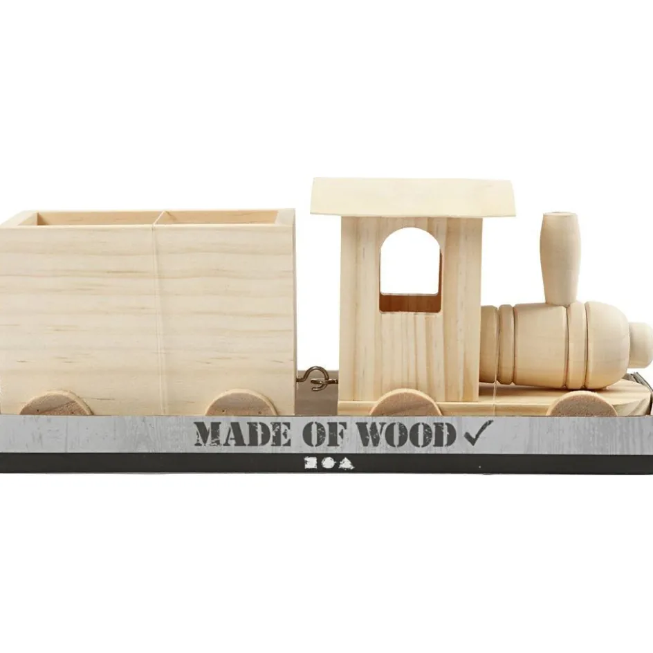 Creativ Company Toy train with carriage| Decorative Houses And Vehicles