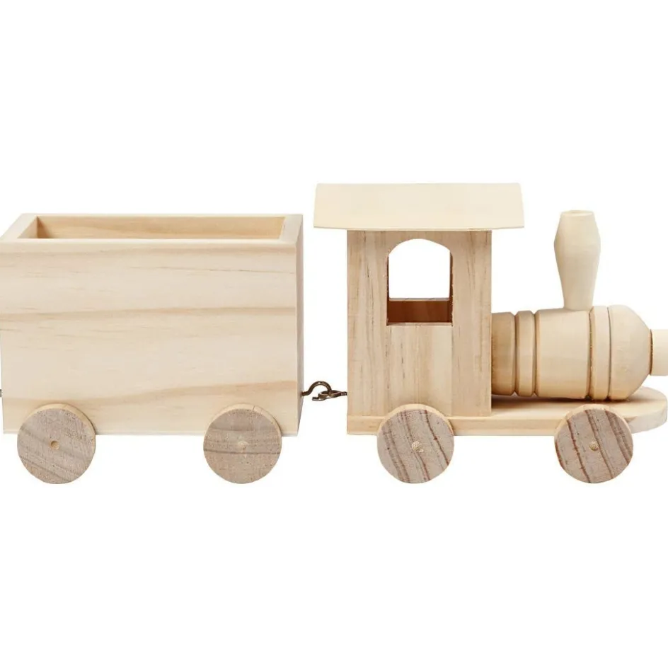 Creativ Company Toy train with carriage| Decorative Houses And Vehicles