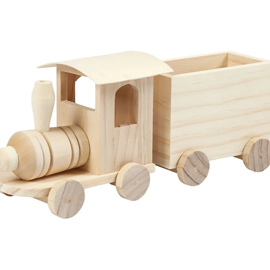 Creativ Company Toy train with carriage| Decorative Houses And Vehicles