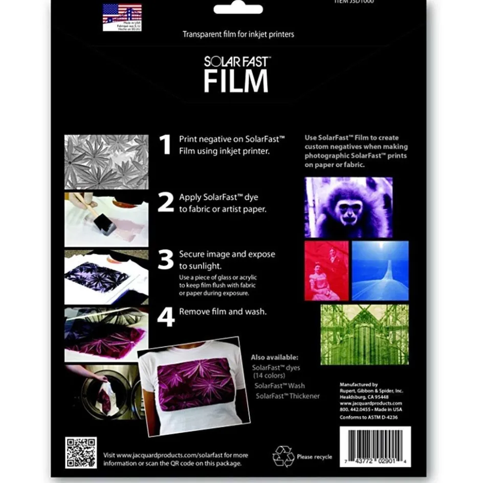 Jacquard Transparent film for inkjet printers| Textile Decoration
