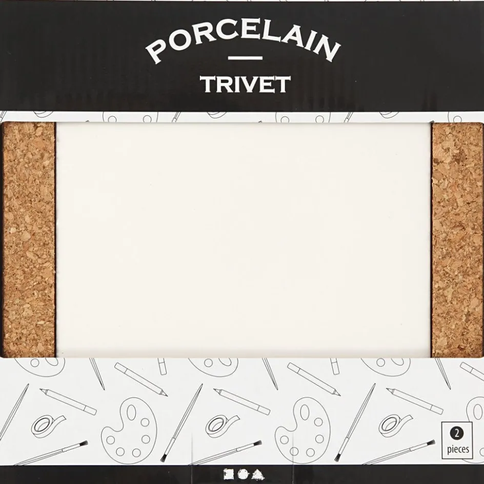Creativ Company Trivet with cork frame| Equipment And Utensils