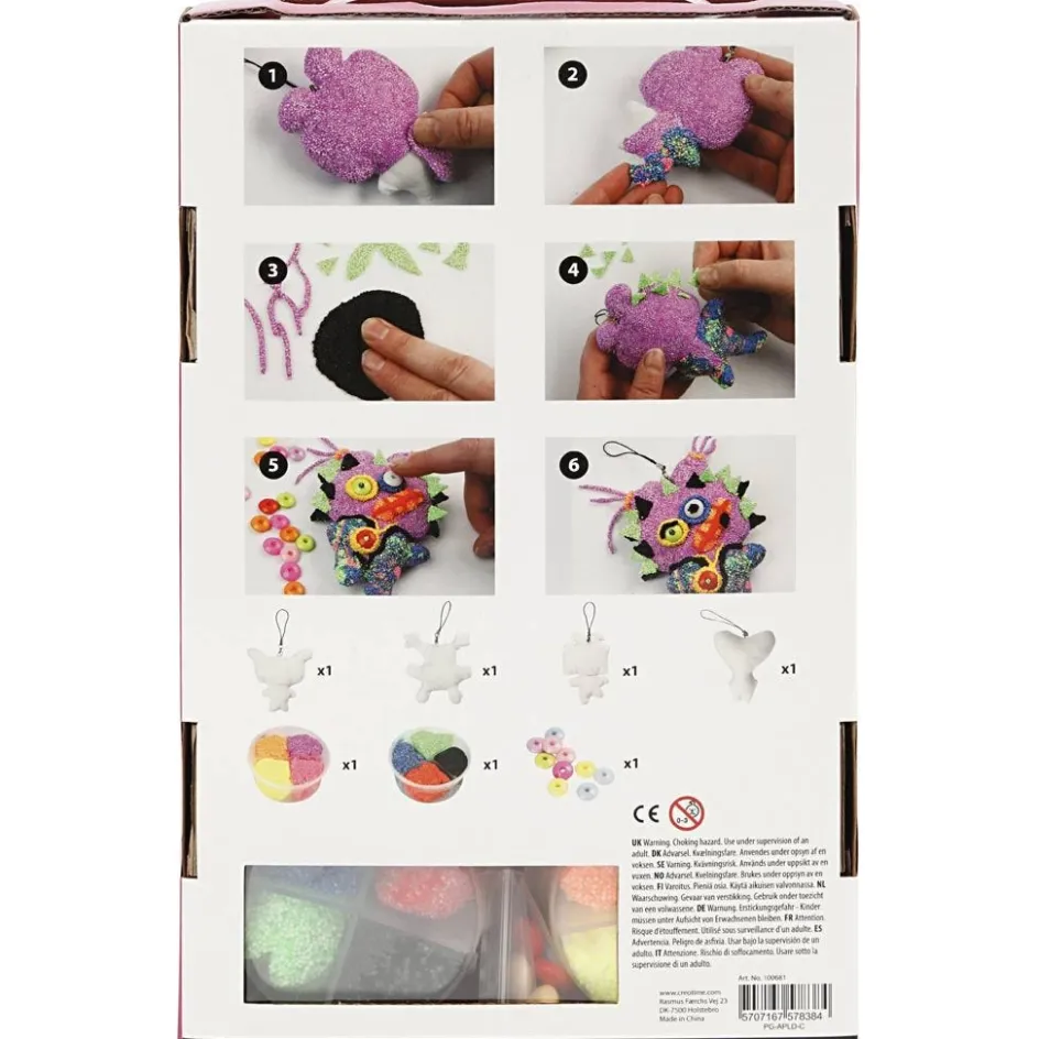 Foam Clay Ugly Monsters| Air Drying Clay And Modelling Compounds|Diy-Kits, Modelling And Casting