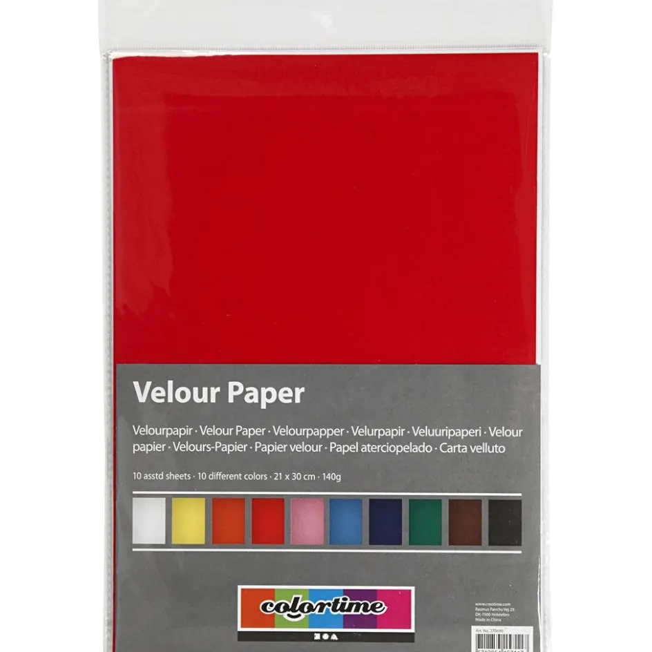 Creativ Company Velour Paper| Paper And Card