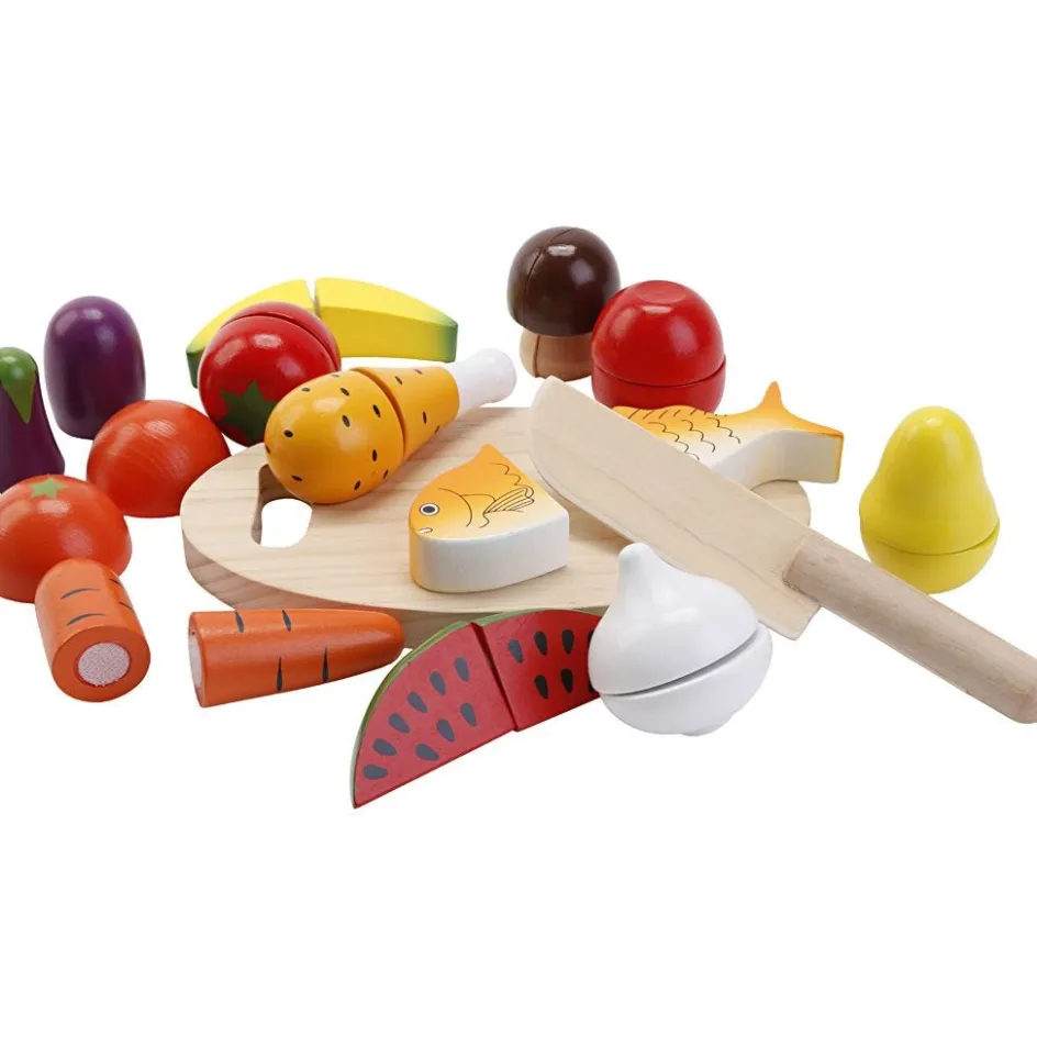 VIGA cutting food play set| Indoor Play