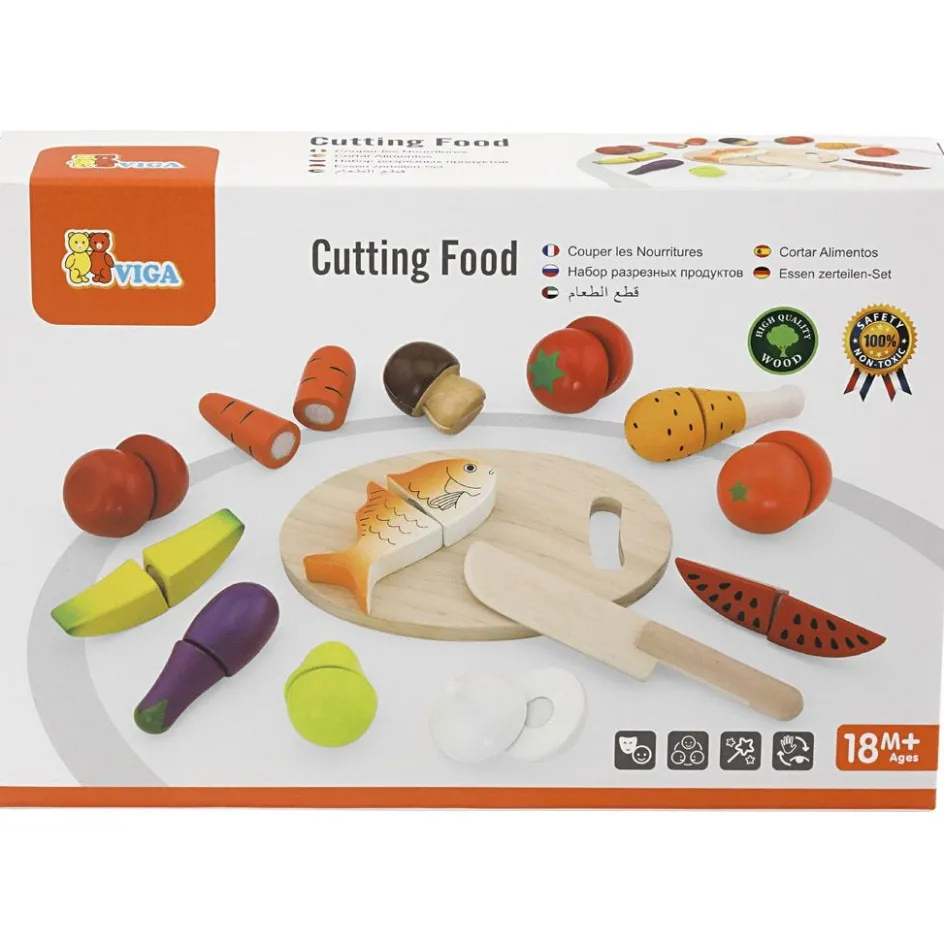 VIGA cutting food play set| Indoor Play